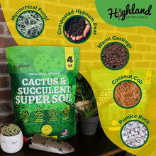 Load image into Gallery viewer, Highland Garden Supply Cactus & Succulent Super Soil