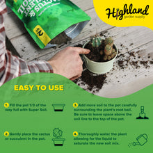 Load image into Gallery viewer, Highland Garden Supply Cactus & Succulent Super Soil