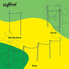 Load image into Gallery viewer, Highland Garden Supply Plant Support Stakes Half Round (4-Pack)
