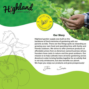 Highland Garden Supply Plant Support Stakes Half Round (4-Pack)