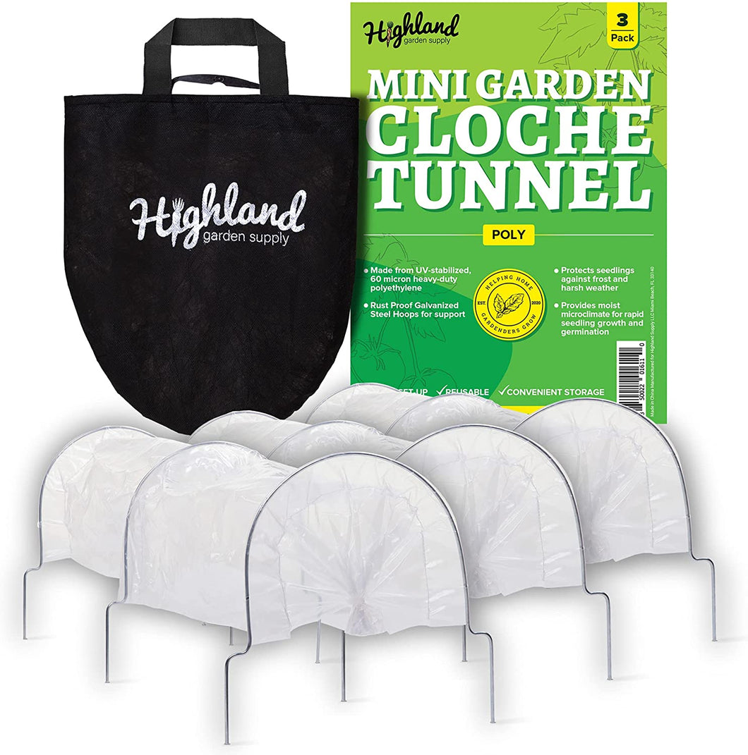 Highland Garden Supply Mini Easy Tunnel Poly (3-Pack)